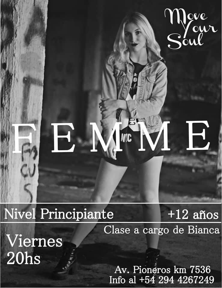 Clases de FEMME PRINCIPIANTE con Bianca Silvio