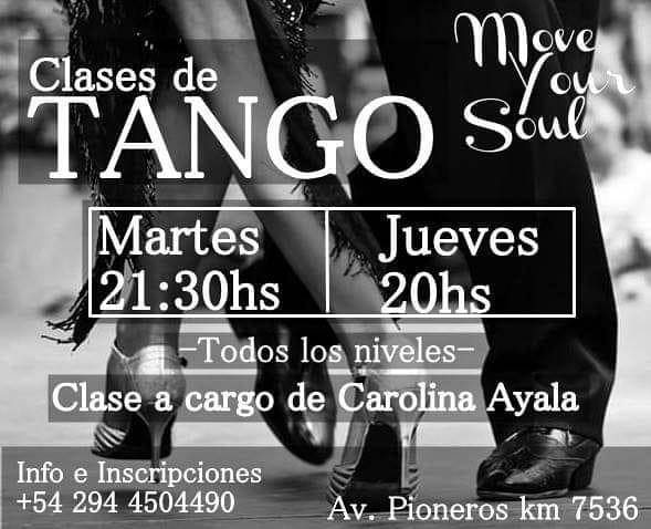 MAYO - Clases de TANGO con Carolina Ayala