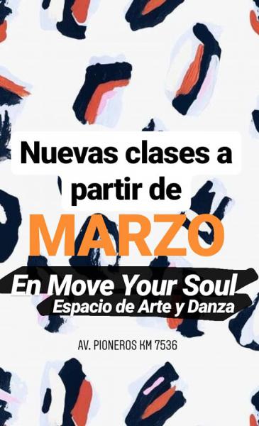 MOVE YOUR SOUL HORARIOS MARZO