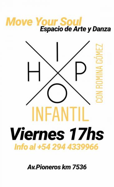 ABRIL - CLASES de HIP HOP INFANTIL en MOVE YOUR SOUL