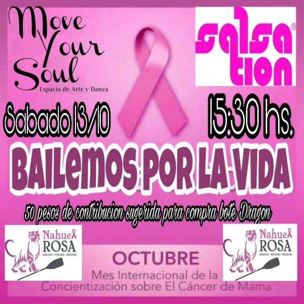 OCTUBRE MES INTERNACIONAL C&Aacute;NCER DE MAMAS - BAILEMOS POR LA VIDA