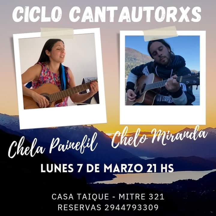 Ciclo Cantautorxs: Chela Painefil y Chelo Miranda