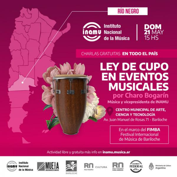  Charla sobre ley de cupo en eventos musicales a cargo de Charo Bogarin