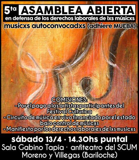 5&deg; Asamblea abierta de m&uacute;sicos