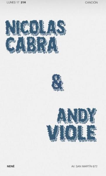 NICOLAS CABRA & ANDY VIOLE