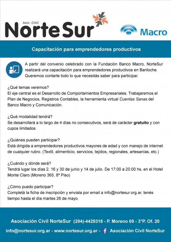 Capacitaci&oacute;n sobre Comportamiento Empresarial para emprendedores locales