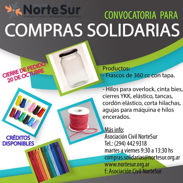 Convocatoria para #COMPRASSOLIDARIAS