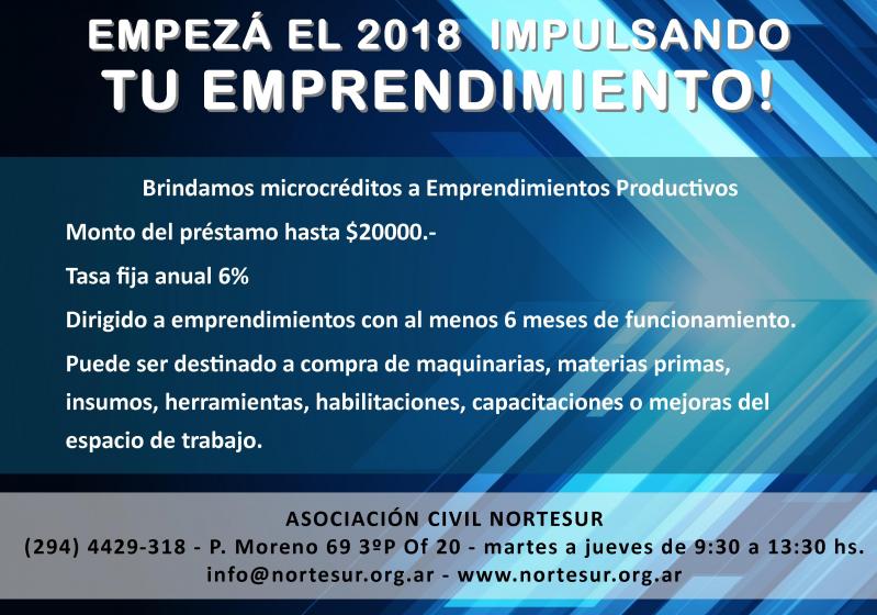 EMPEZ&Aacute; EL 2018 IMPULSANDO TU EMPRENDIMIENTO!