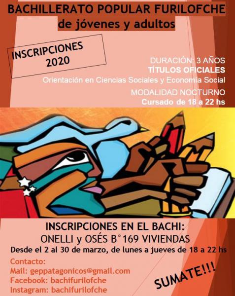 Inscripciones Abiertas Bachillerato Popular Furilofche