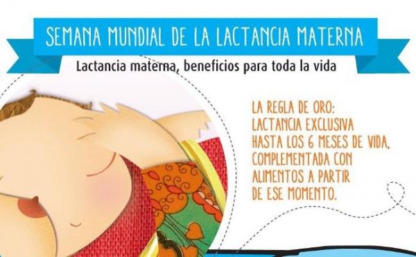 Del 1 al 7 de Agosto, Semana Mundial de la Lactancia Materna: no olvides sus beneficios