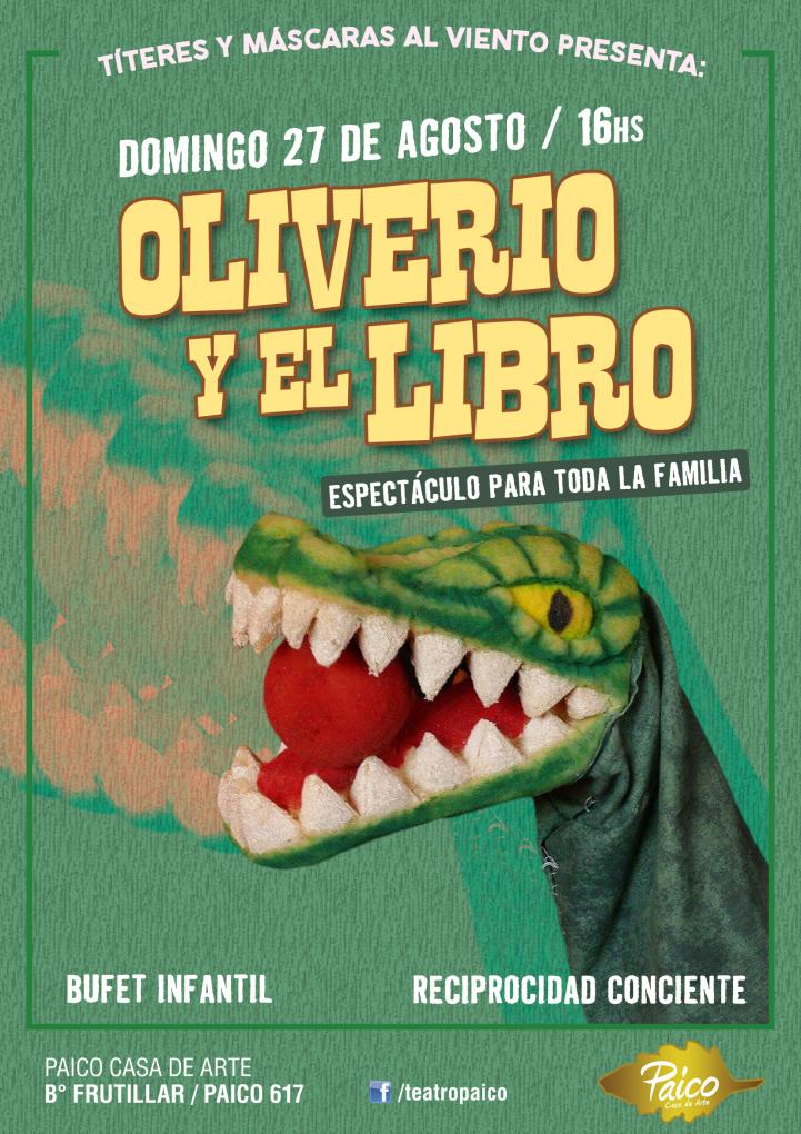 Oliverio y el libro  - T&iacute;teres