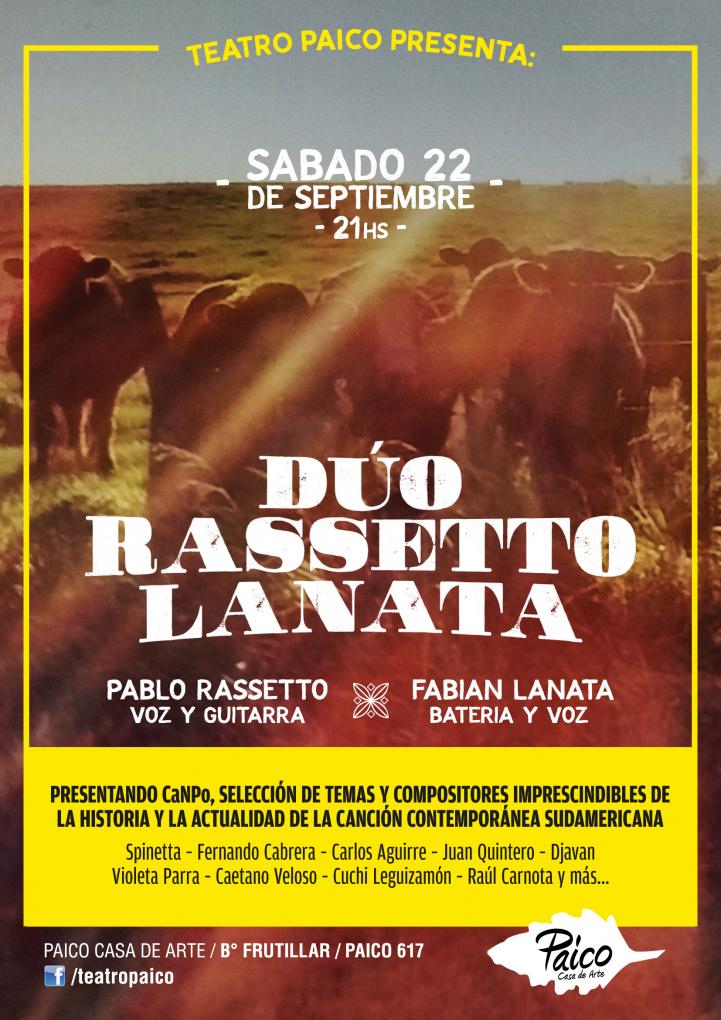 D&uacute;o Rassetto-Lanata presentan CanPO