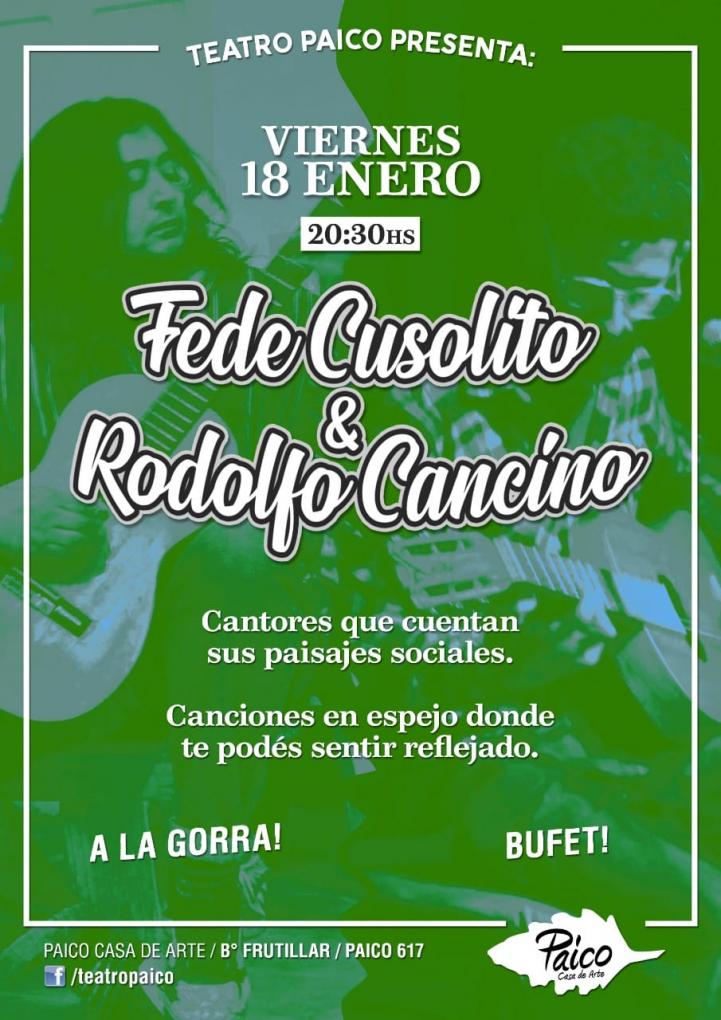 FEDE CUSOLITO - RODOLFO CANCINO