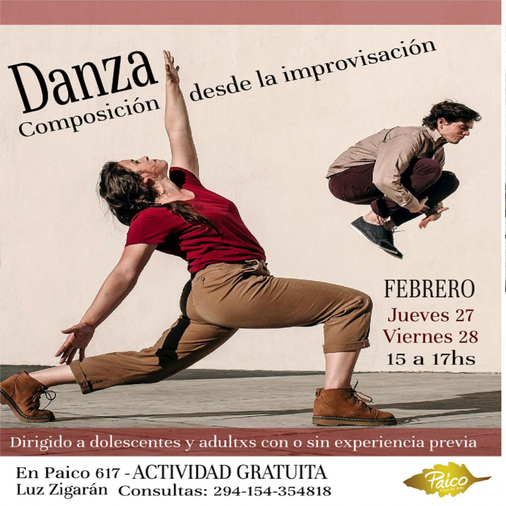 Danzar por las siestas/jueves 27 y viernes 28 de febrero