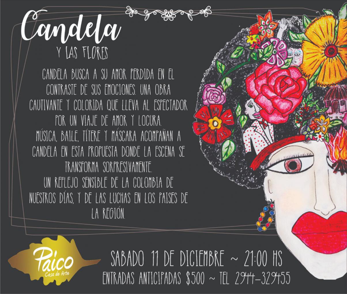 CANDELA Y LAS FLORES  -obra de teatro-