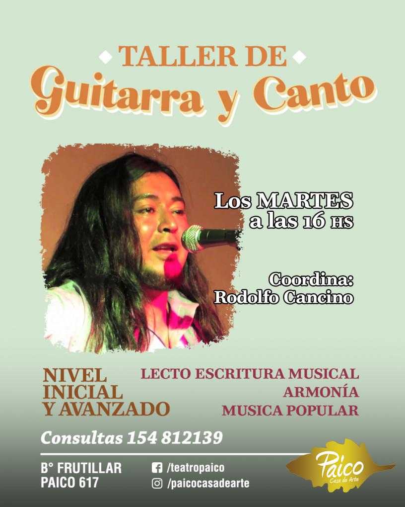 TALLER DE GUITARRA Y CANTO