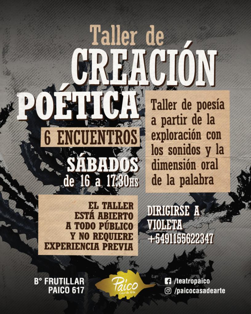 Taller de Creaci&oacute;n po&eacute;tica