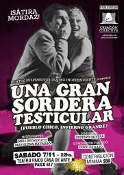 Una gran sordera testicular obra de teatro