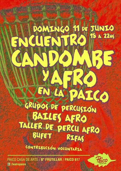 Encuentro candombe y afro en la Paico