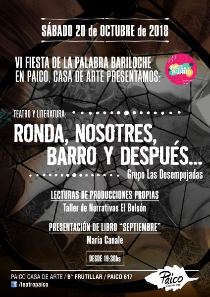 Teatro y literatura en la VI Fiesta de la palabra