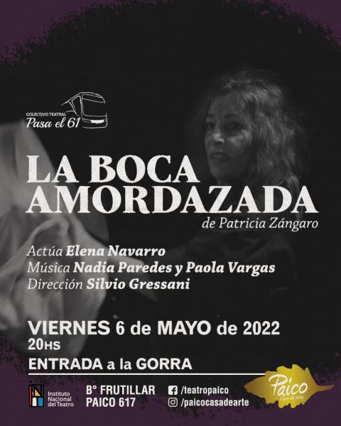 LA BOCA AMORDAZADA  (obra de teatro)