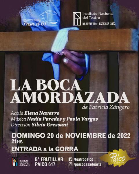 LA BOCA AMORDAZADA  (obra de teatro)