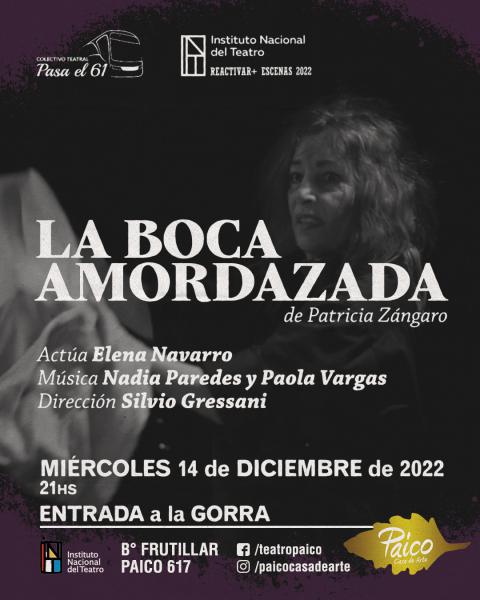 LA BOCA AMORDAZADA  (obra de teatro)