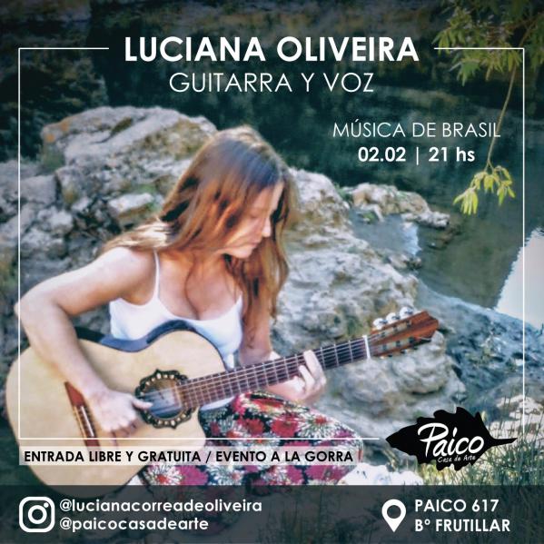 LUCIANA OLIVEIRA -guitarra y voz-