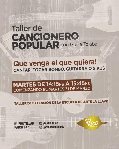 QUE VENGA EL QUE QUIERA! cantar, tocar bombo, guitarra, sikus