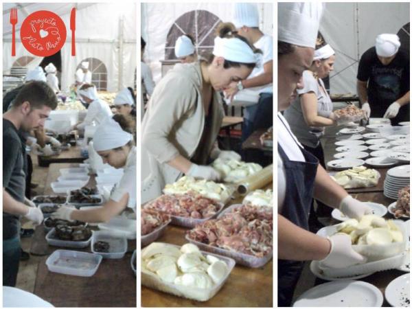 Al rescate de la comida para lograr un "Plato lleno" nada se tira