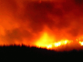 Incendio en CHUBUT fuera de control/M&aacute;s incendios en el Lanin