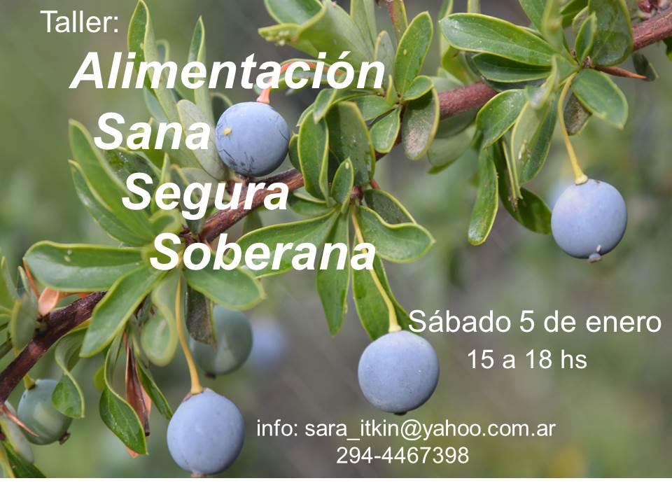 Taller "Alimentaci&oacute;n Sana, Sencilla y Soberana"