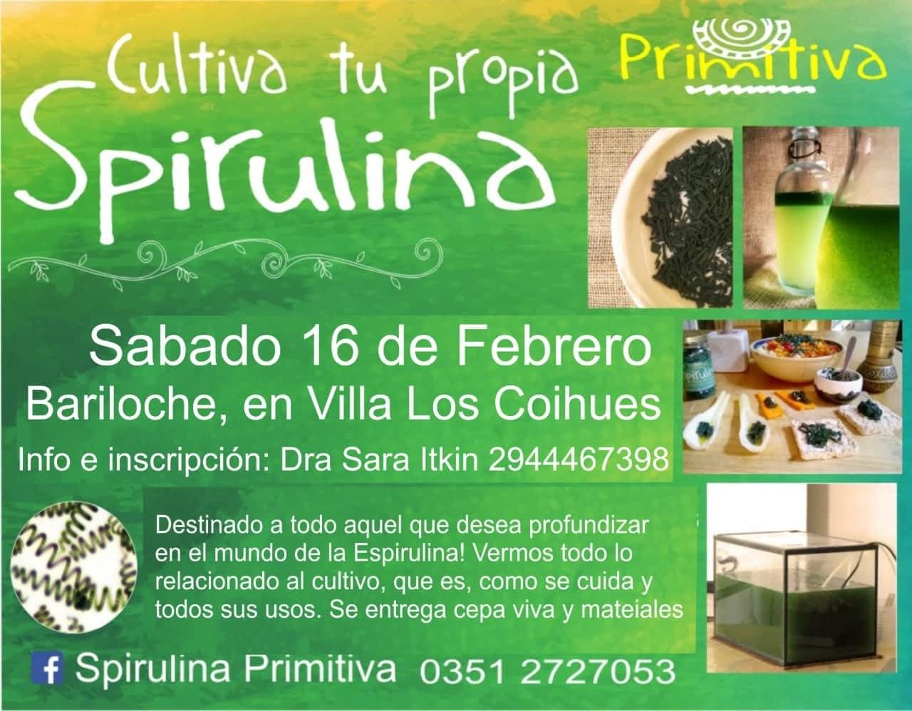 Taller de cultivo de Espirulina