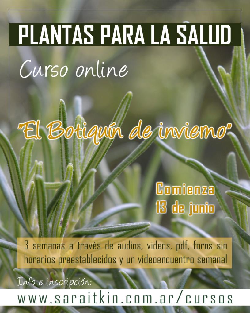 Curso online "Botiqu&iacute;n de invierno"