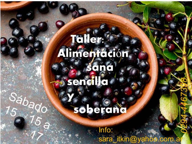 Taller Alimentaci&oacute;n Sana, Sencilla y Soberana
