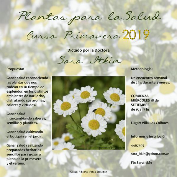 Curso de Primavera de Plantas para la Salud