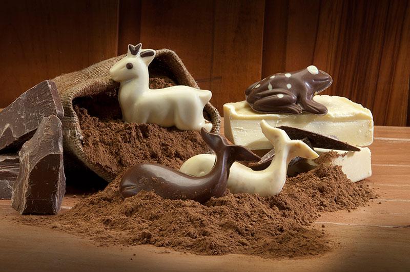Figuras Infantiles de Chocolate Artesanal