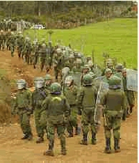Hostigamiento sin fin: Amplio contingente policial invade Temucuicui