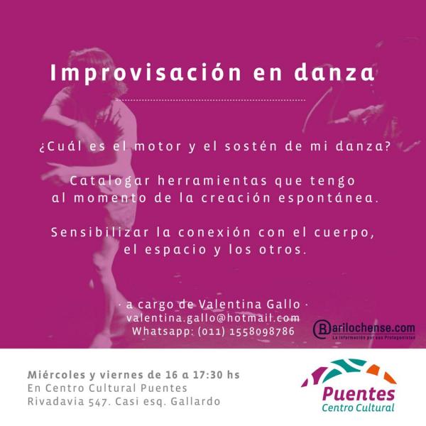 Improvisaci&oacute;n en danza