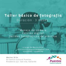 Taller b&aacute;sico de fotograf&iacute;a