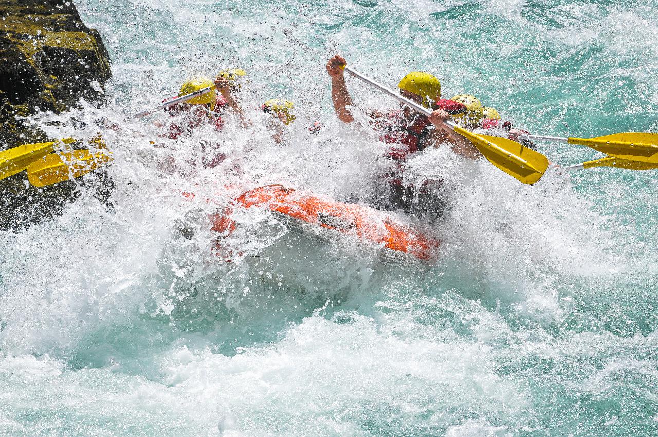 Rafting hasta la frontera con Chile