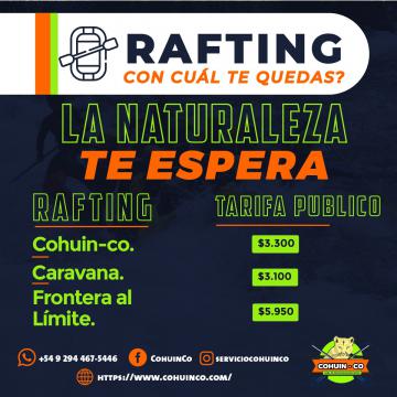 Promos Rafting Rio Manso Enero