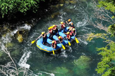 Rafting en el Ro Manso inferior