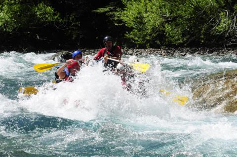 Rafting en el Ro Manso inferior