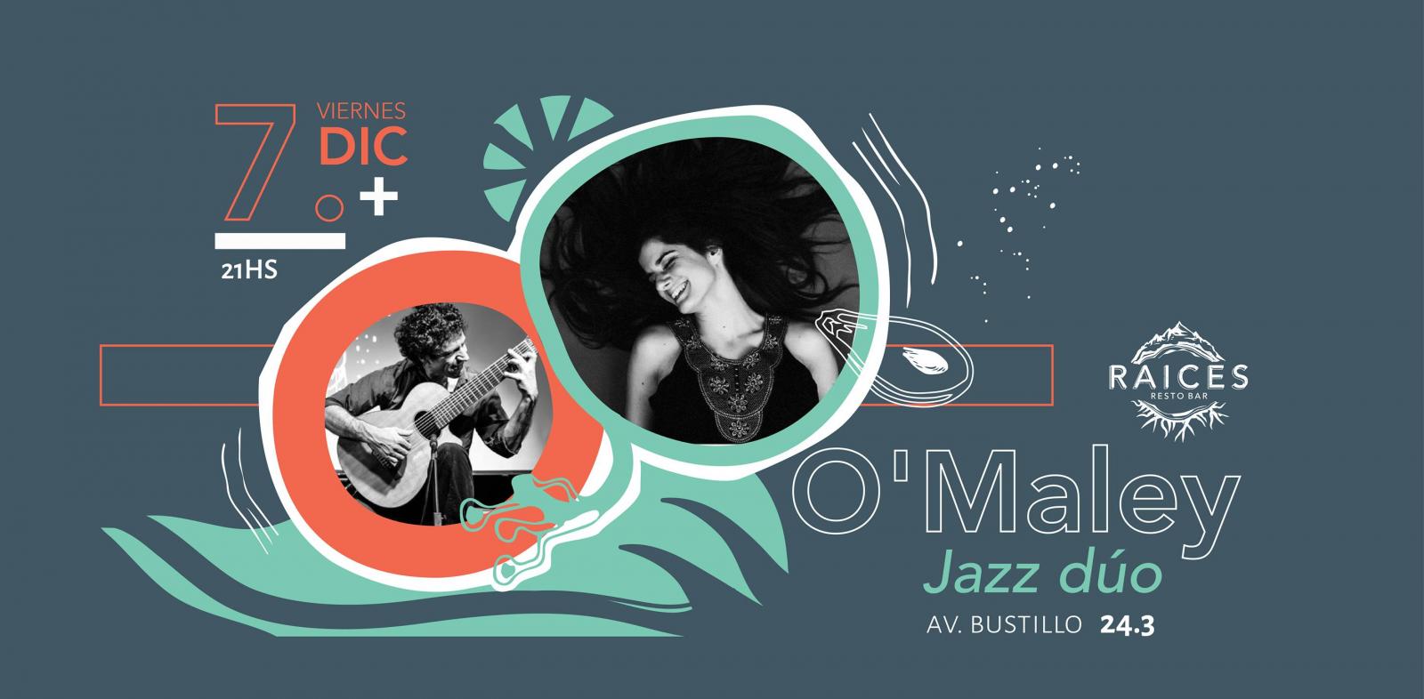 O'Maley Jazz duo en Raices Resto Bar