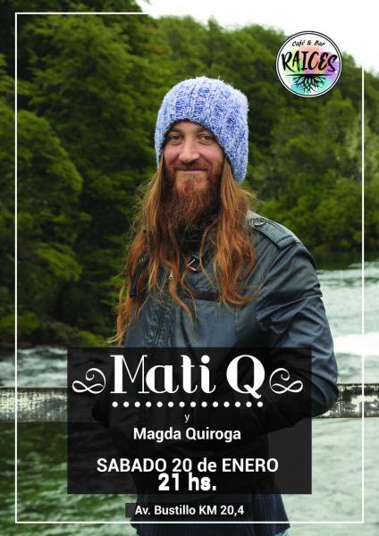 Mati Q con Magda Quiroga en Raices