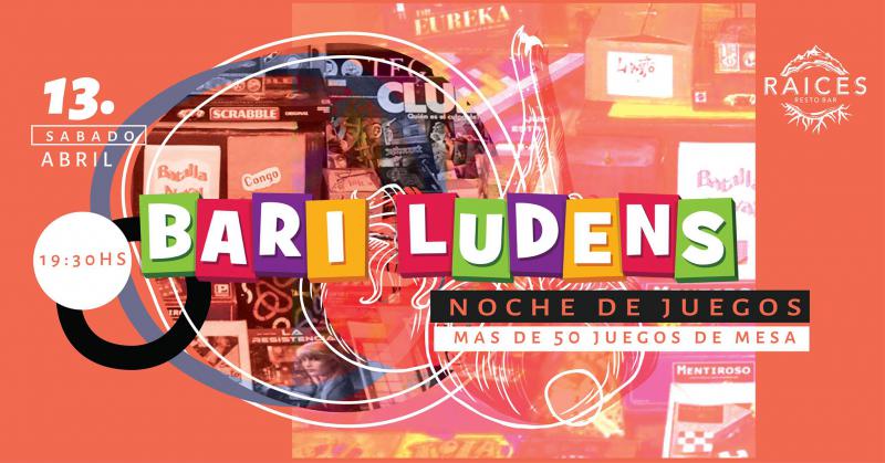 Noche de Juegos junto a Bari Ludens en Raices