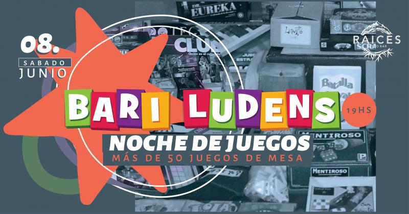 Noche de juegos junto a Bari Ludens en Raices