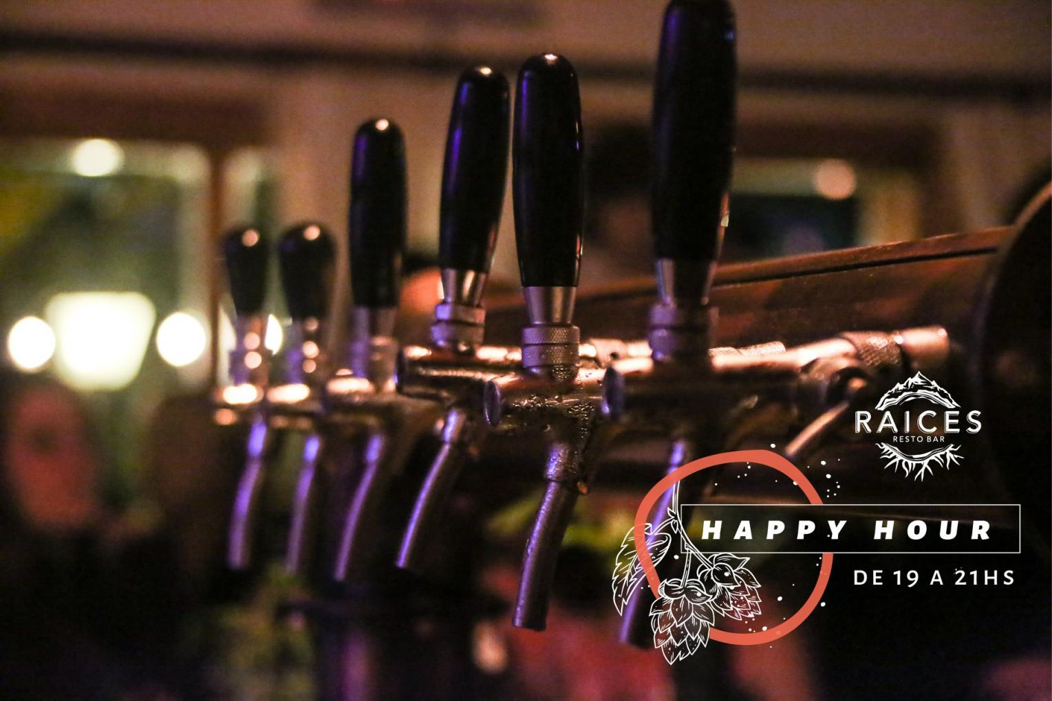 HAPPY HOUR en Raices - Cerveza Artesanal Noninck y Medioevo