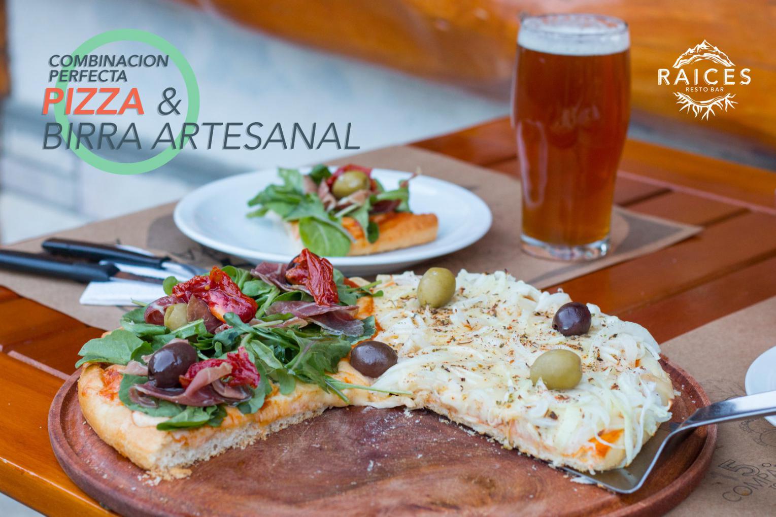 Pizza y Cerveza Artesanal